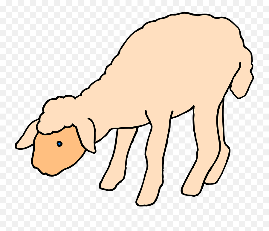 Lamb Bending Down Png Svg Clip Art For Web - Download Clip Emoji,Lambs Clipart