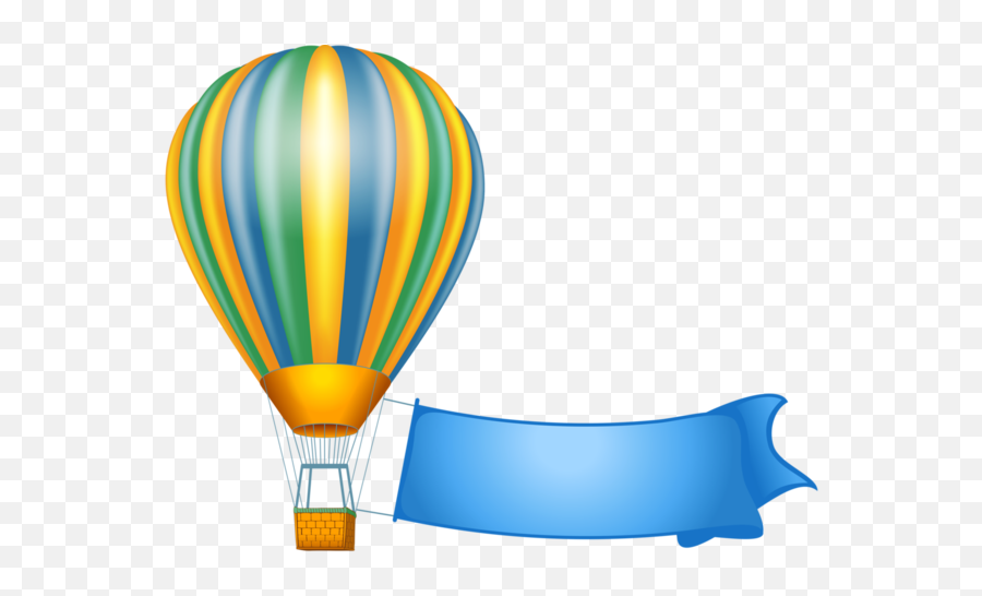 Download Hd Hot Air Balloon Clipart With Happy Bday - Birthday Hot Air Balloon Clipart Emoji,Hot Air Balloon Clipart
