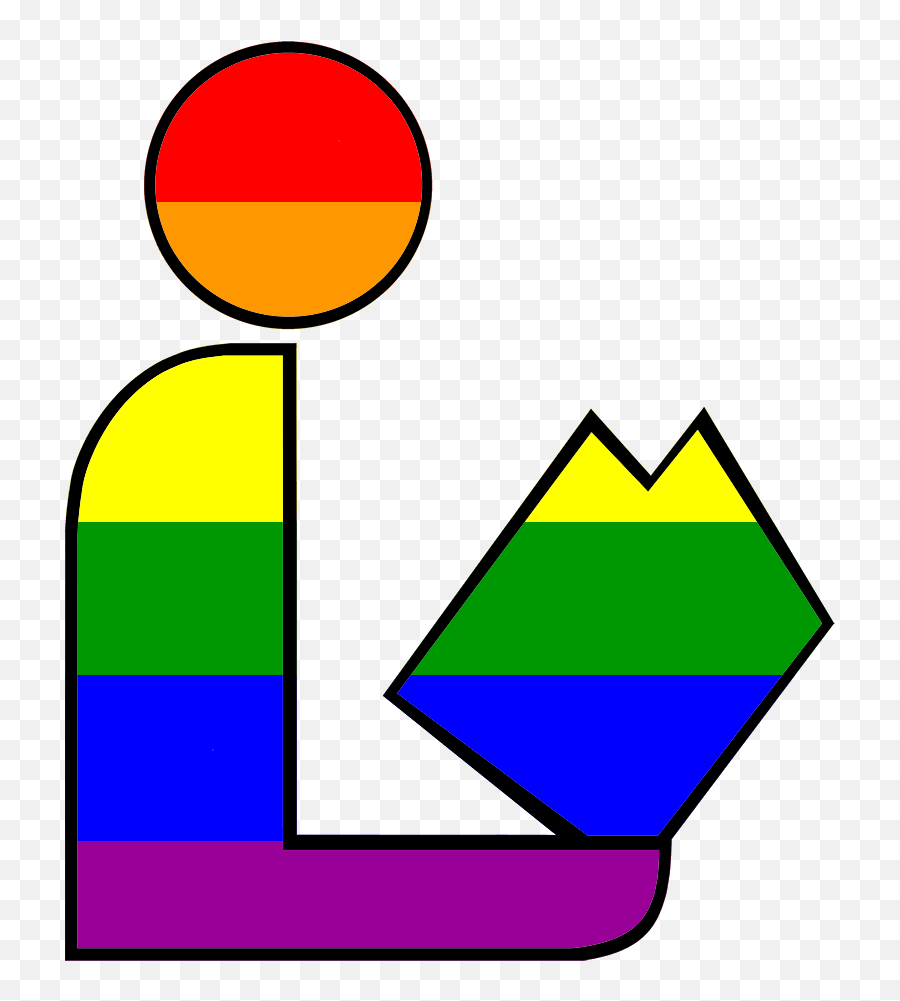 Filegay Pride Rainbow Library Logopng - Wikimedia Commons Gay Pride Emoji,Rainbow Logo