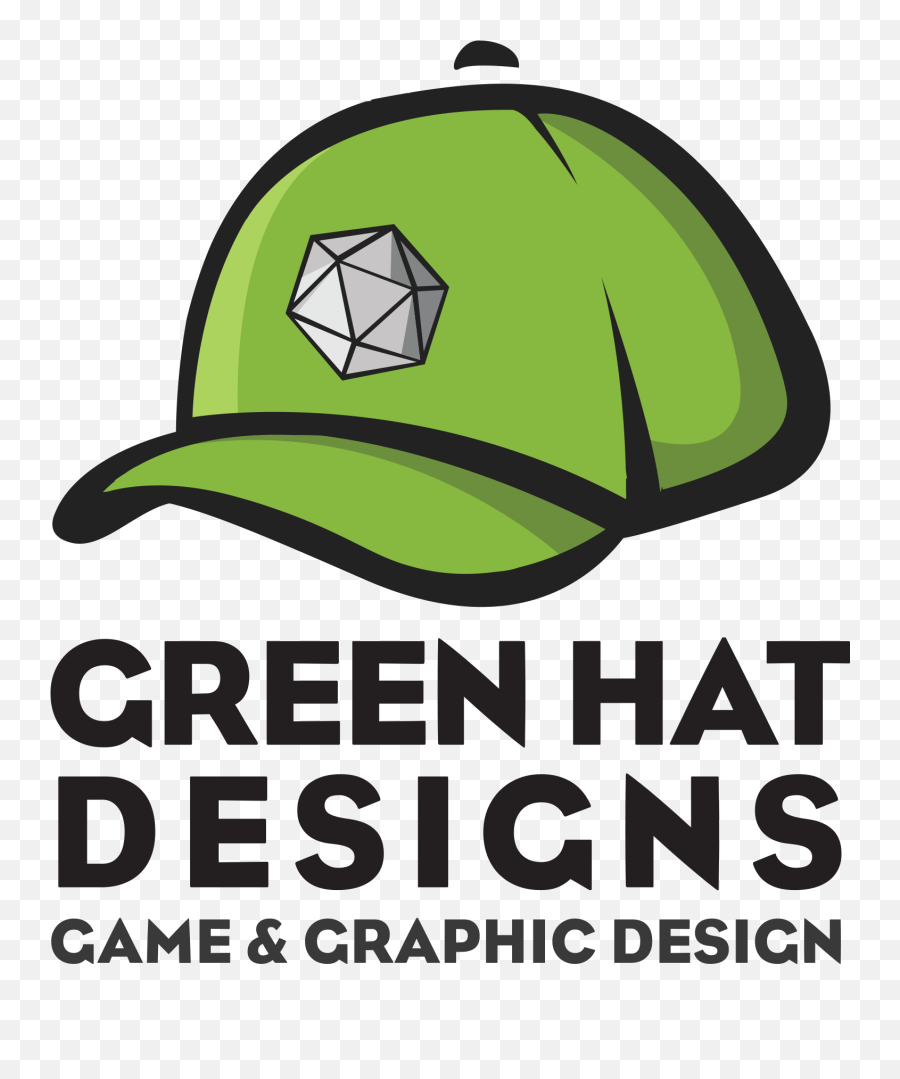 Green Hat Designs - Penta Emoji,D20 Logo
