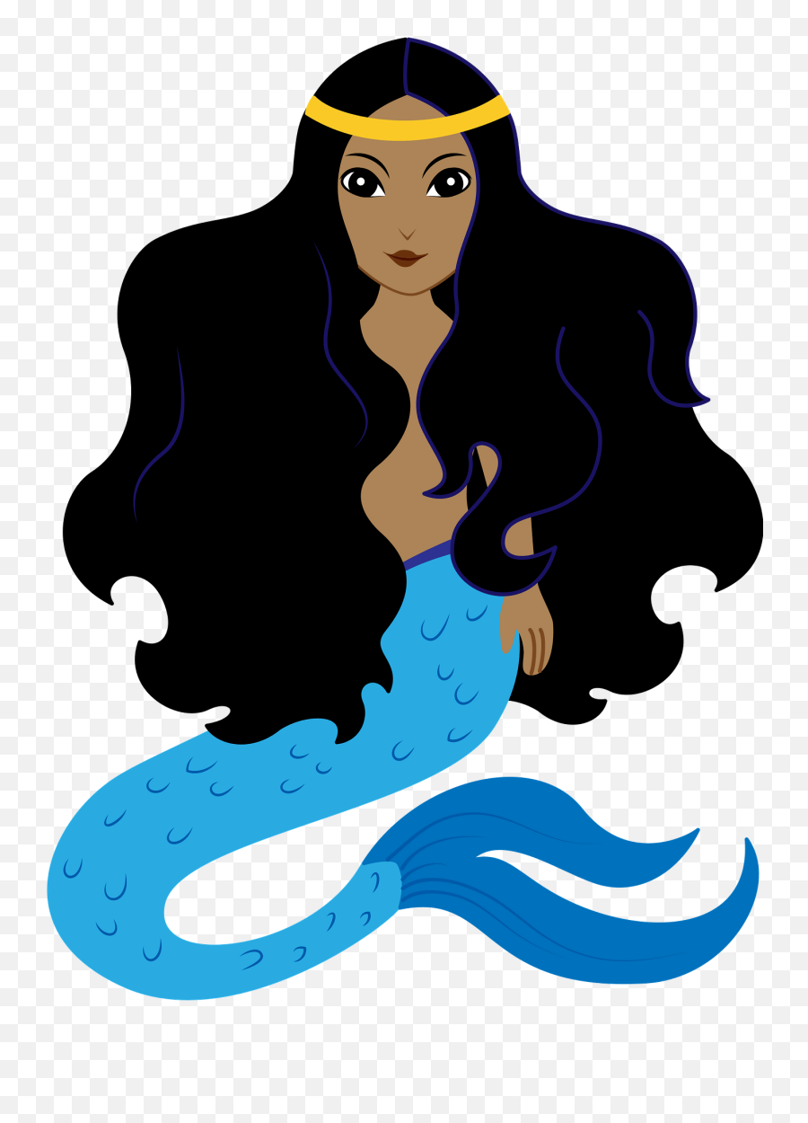 Mermaid Clipart - For Women Emoji,Mermaid Clipart