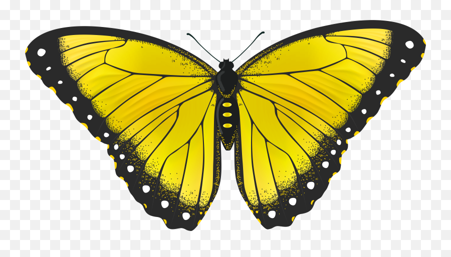 Free Yellow Butterfly Png Download Free Clip Art Free Clip - Yellow Butterfly Png Emoji,Butterfly Png