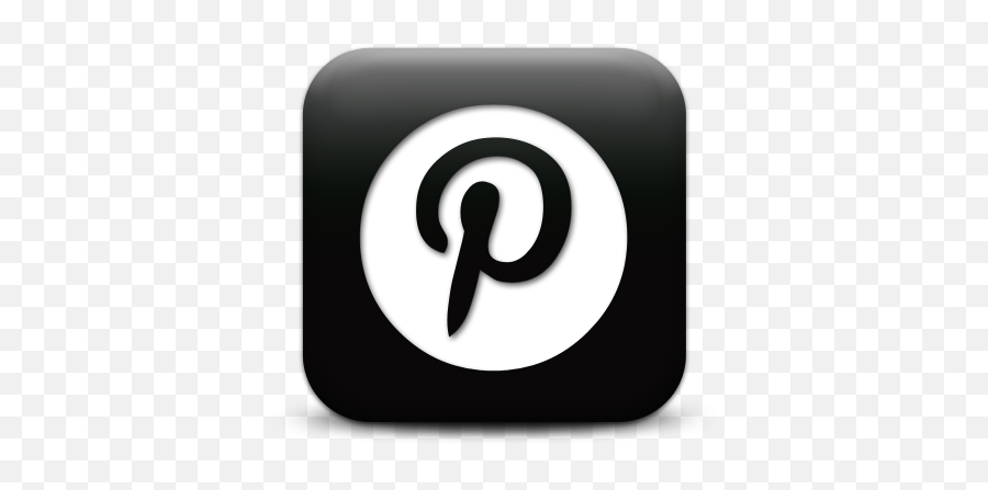 14 Pinterest Icon Circle Black Images - Pinterest Icon Black Dot Emoji,Pinterest Logo
