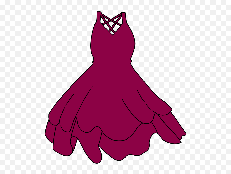 Prom Dress Clipart - Dress Clipart Emoji,Prom Clipart