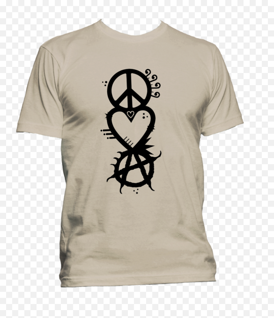 Download Hd Peace Love Anarchy Transparent Png Image Emoji,Anarchy Png