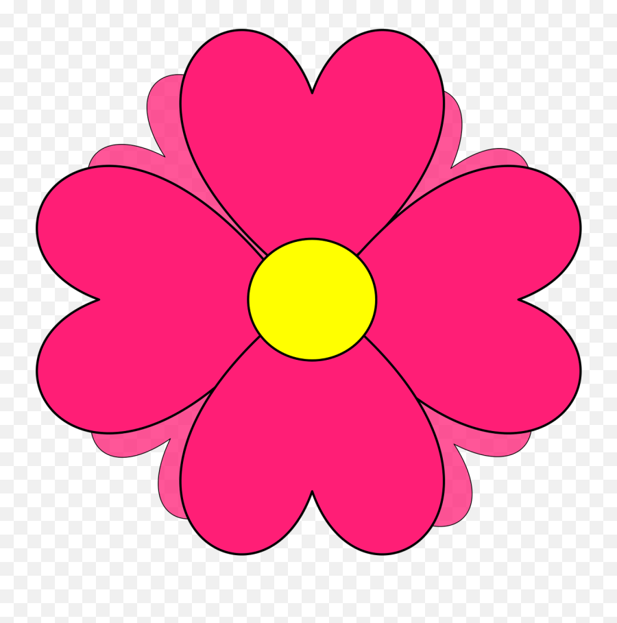 Flor Rosa Desenho Png Transparent Png - Dibujo Flores Vector Png Emoji,Flor Png