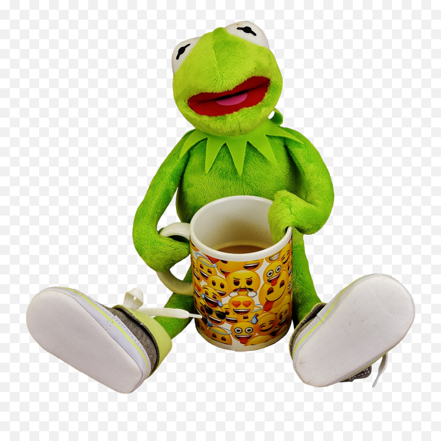Frog Transparent - Coffee Funny Png Emoji,Kermit The Frog Transparent
