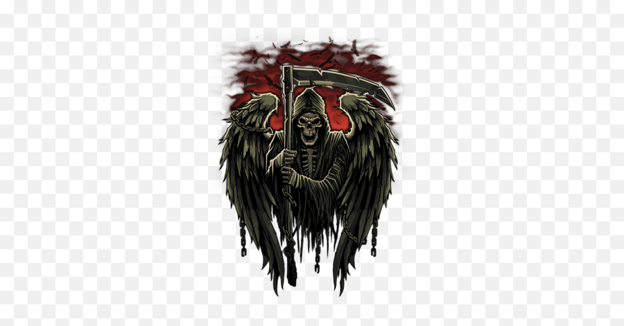 Download Grim Reaper Death Dealer Dead Scary Scythe Skull - Cool Reaper Emoji,Grim Reaper Png