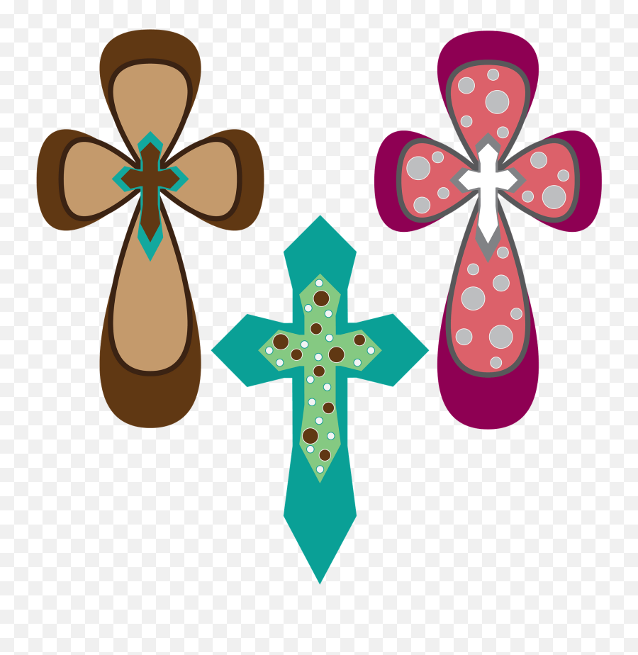 Cross Christianity Jesus Religion - Christian Cross Emoji,Easter Cross Clipart