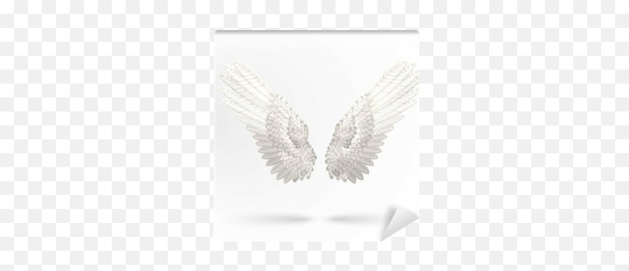 White Wings Wall Mural U2022 Pixers - We Live To Change Fictional Character Emoji,White Wings Png