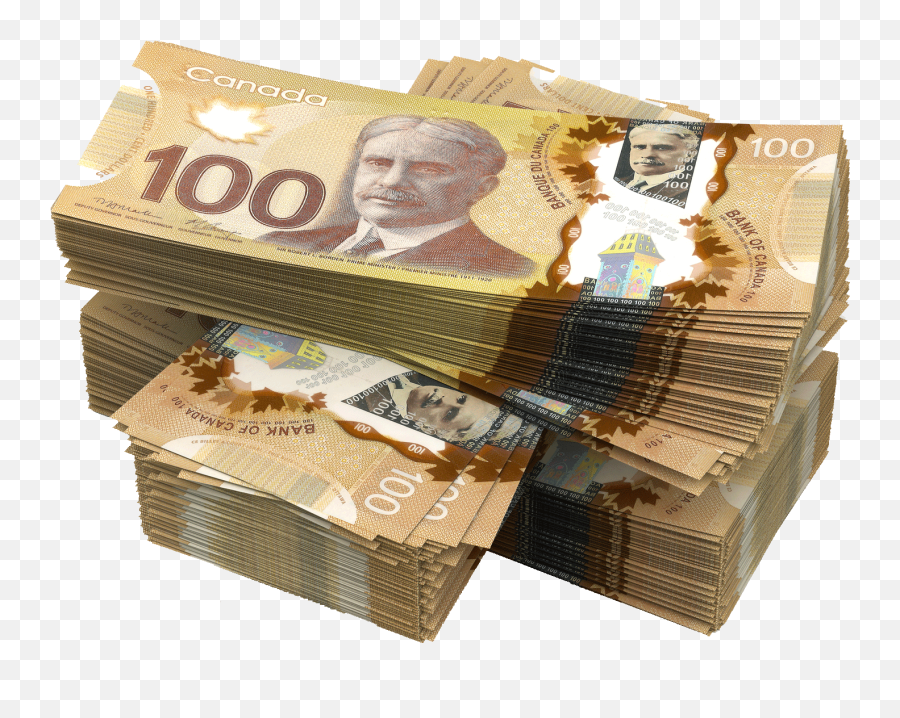 Canada Canadian Of Dollar Banknotes Emoji,Money Transparent