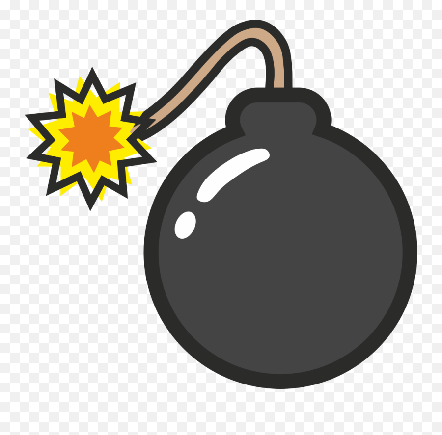 Bomb Clipart Transparent Png Download - Bib Cartoon Emoji,Nuclear Explosion Png