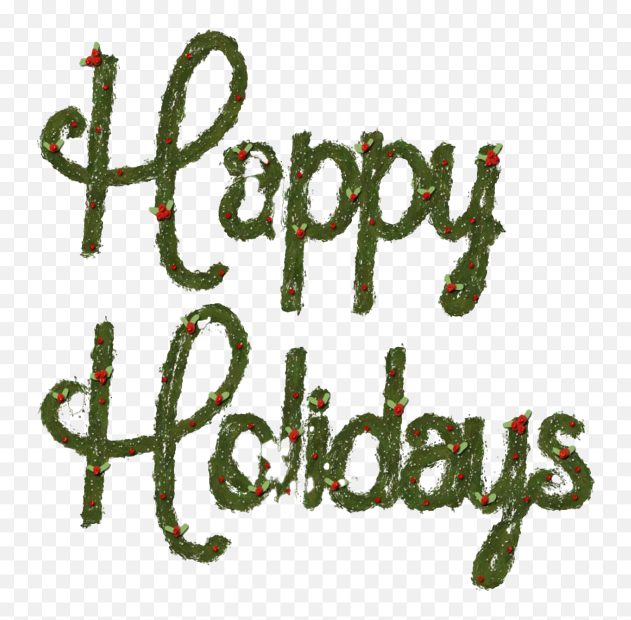 Glitter Happy Holidays Png Image - Dot Emoji,Happy Holidays Transparent Background