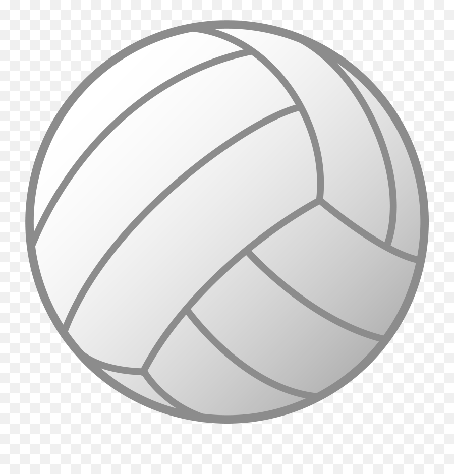 Volley Ball Clip Art Volleyball Clip - White Volleyball Ball Png Emoji,Volleyball Clipart