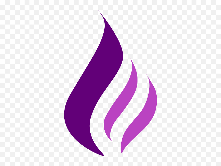 Purple Flame Logo Clip Art At Clker - Purple Flame Logo Png Emoji,Flame Logo