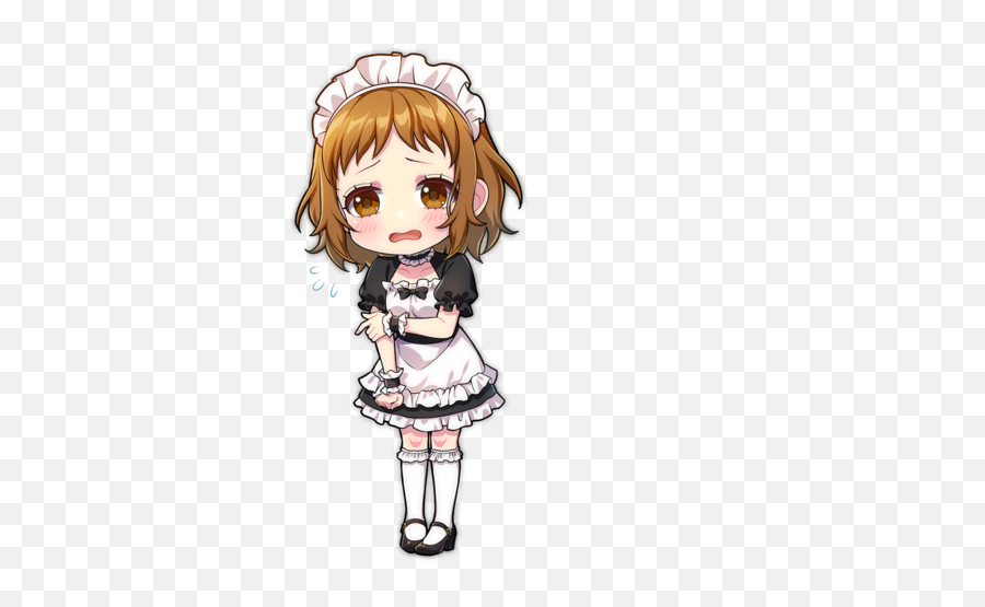 Maid Cafe Waitress Aida Miou - Honeyworks Premium Live Wiki Emoji,Maid Clipart