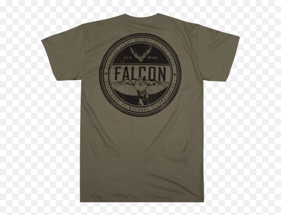 Marvel Falcon Olive Tee Emoji,Falcon Marvel Png