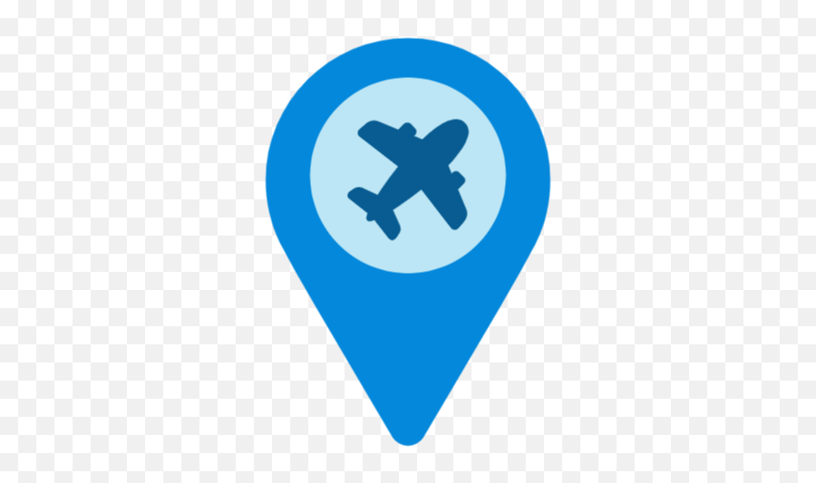 Free Airport Location Icon Symbol - Blue Airport Icon Png Emoji,Location Icon Png