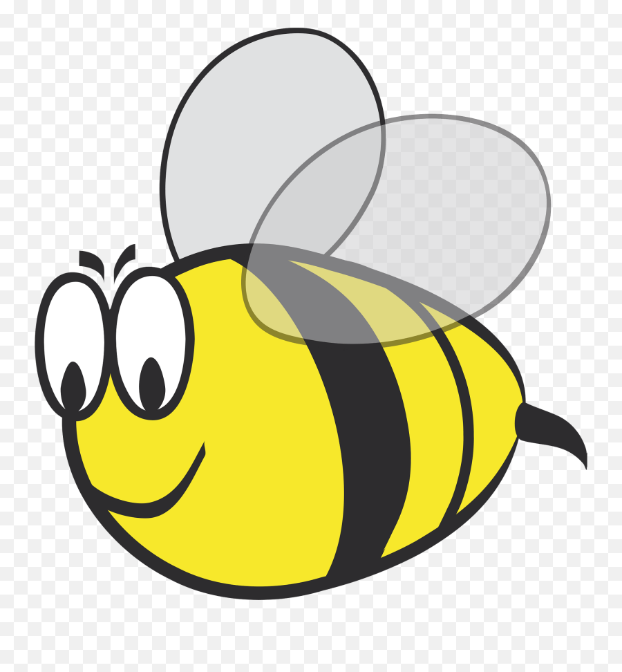 Smiling Bumblebee With Big Eyes Clipart - Makhi Clipart Emoji,Bumblebee Clipart
