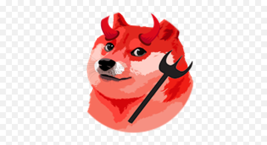 Devil Doge - Roblox Emoji,Devil Horns Clipart
