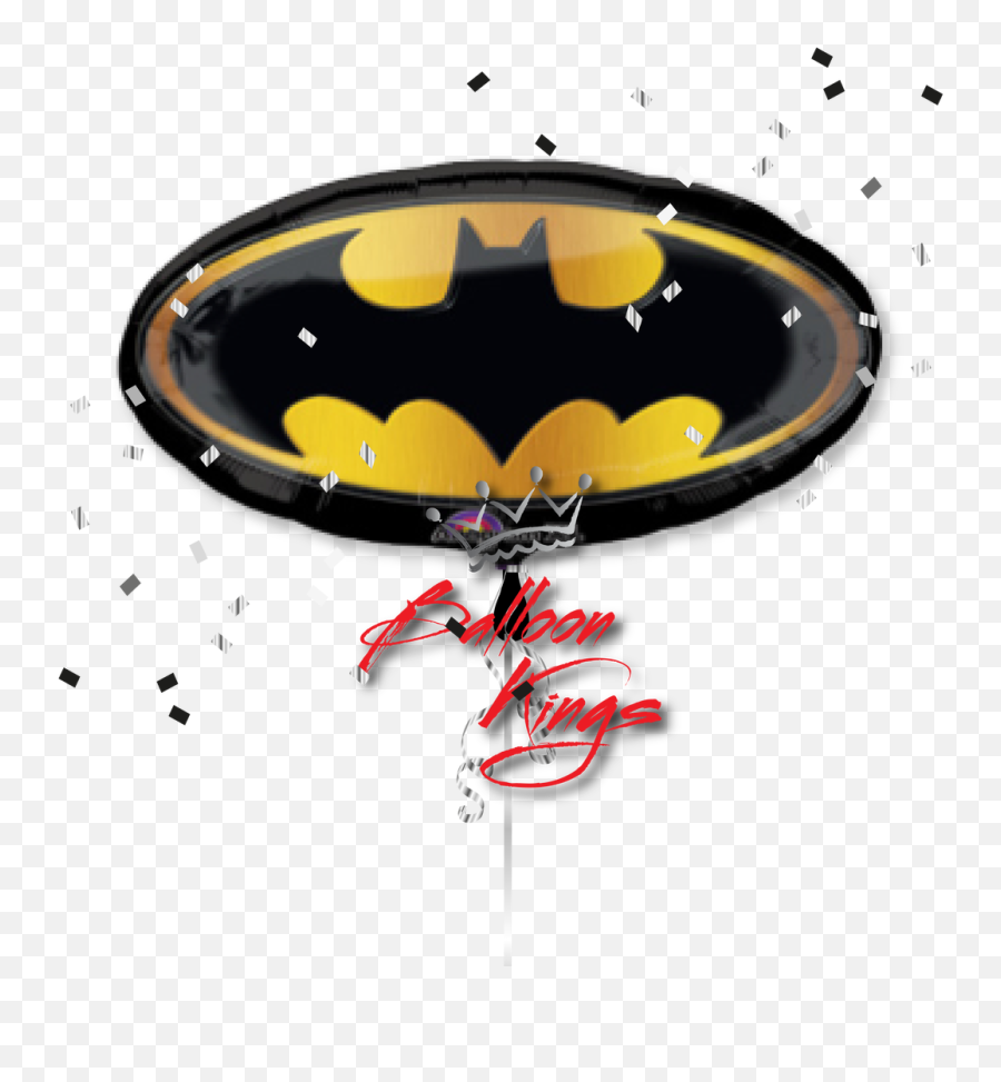Batman Emblem - Basketball Balloons Png Clipart Full Size Batman Balloon Clip Art Emoji,Batman Logo Outline
