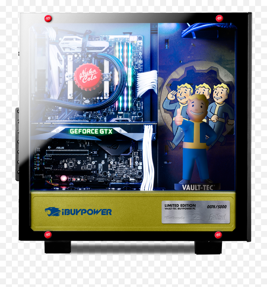 Steve Cantu - Fallout Themed Gaming Case Fall Out 4 Themed Pc Emoji,Ibuypower Logo