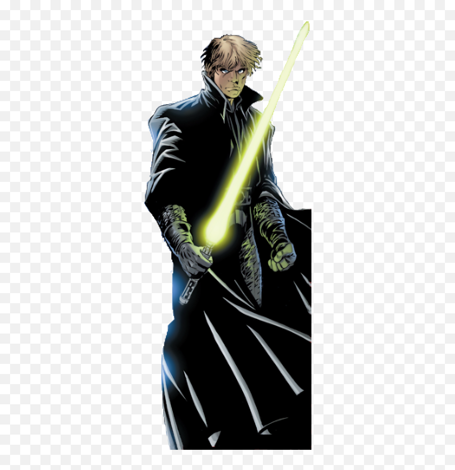 Luke Skywalker Star Wars - Luke Skywalker Lightsaber Dark Empire Emoji,Luke Skywalker Transparent