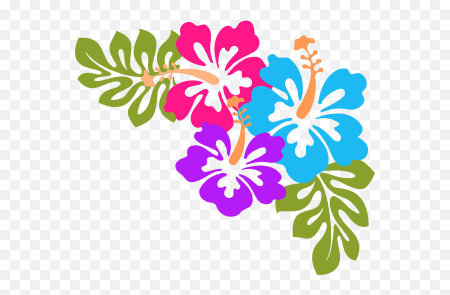 Hibiscus Clip Art Transparent Png Image - Clip Art Hibiscus Emoji,Hibiscus Clipart