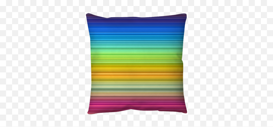 Rainbow Colors Abstract Horizontal - Rainbow Pillows Transparent Background Emoji,Rainbow Transparent Background