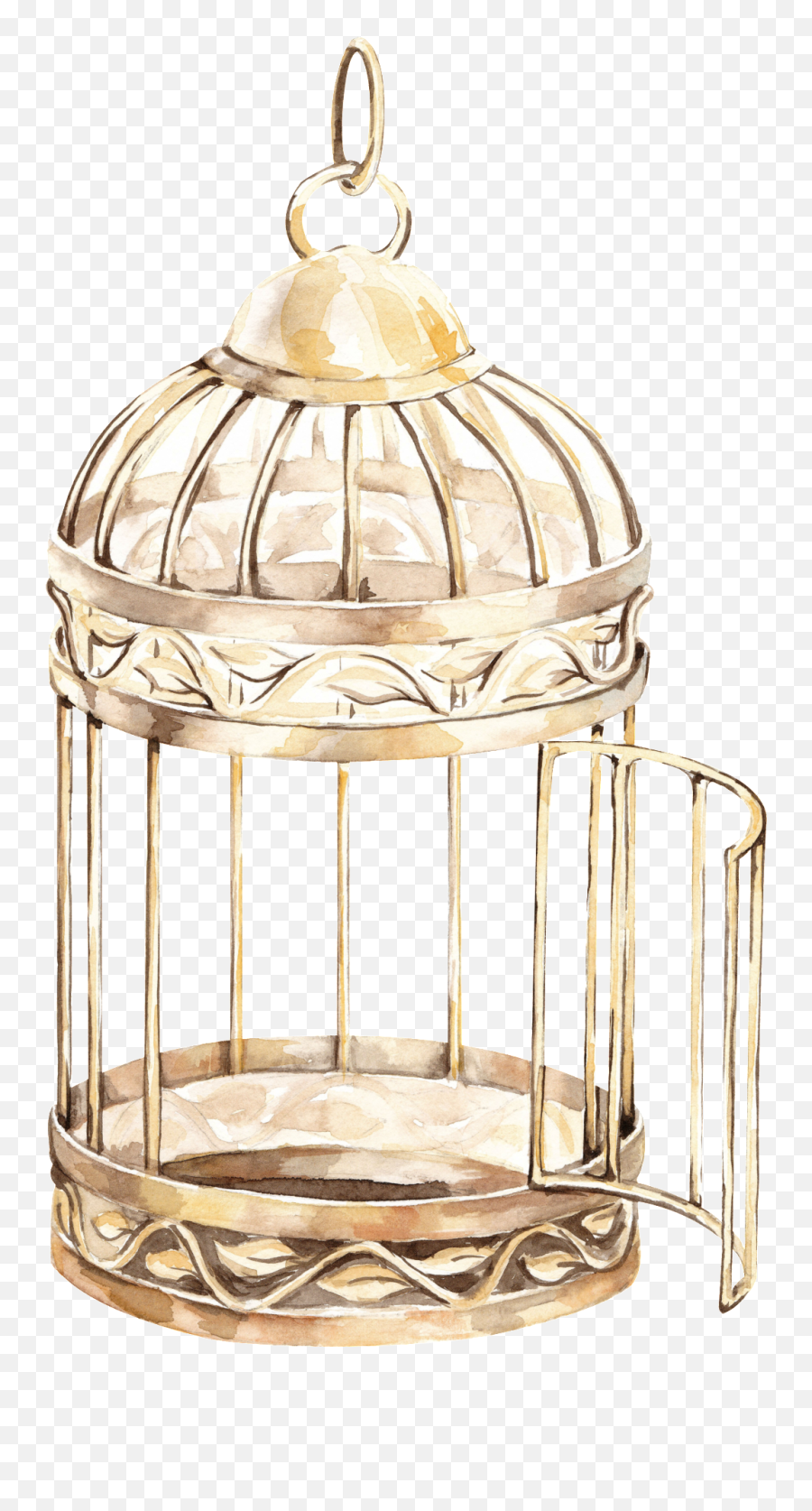Bird Cage Transparent Background Png - Transparent Bird Cage Background Emoji,Cage Transparent
