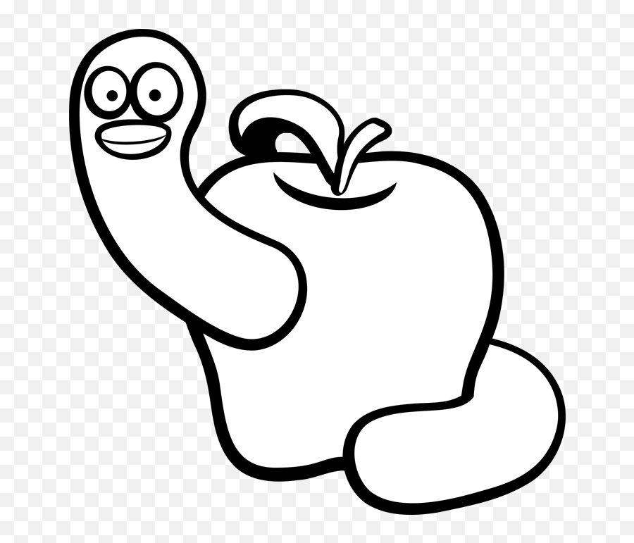 White Apple Fruit Free Clipart Names - Teacher Emoji Black And White,Apple Clipart Black And White