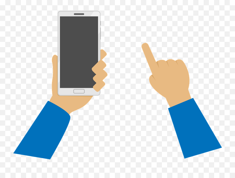 Scammers Bombard Rhinelander Area - Hand Holding Phone Vector Png Emoji,Menacing Transparent