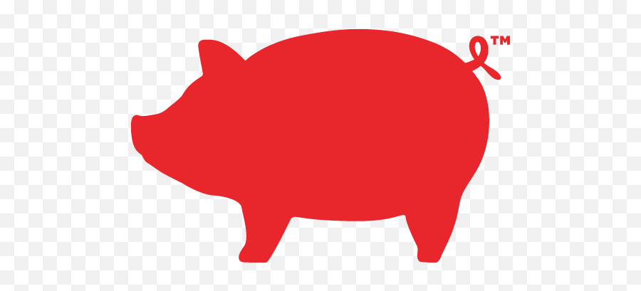 Red Pig Logo - Red Pig Logo Png Emoji,Pig Logo