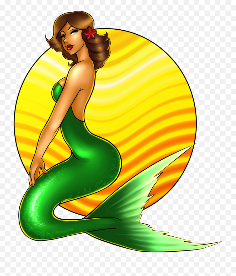 Mermaid Clipart Vintage - Mermaid Emoji,Mermaid Clipart