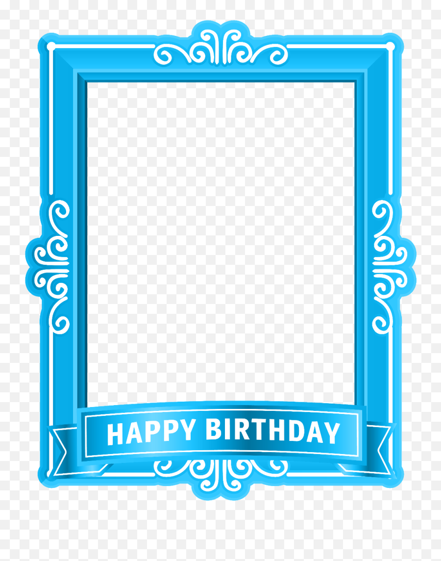 Download Happy Birthday Frame Birthday Frames Clip Art - Download Birthday Hd Fram Emoji,Frame Clipart