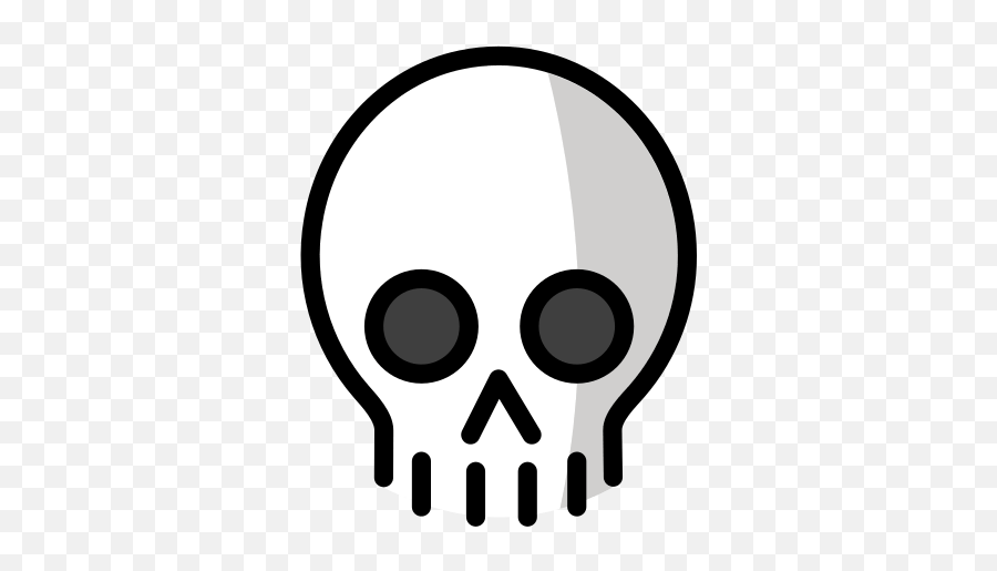 Skull - Skull Emoji,Skull Emoji Png