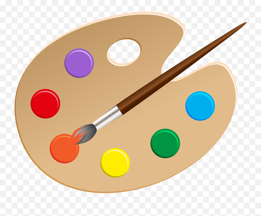 Artist Palette Png Png Clipart Png - Art Palette Clipart Emoji,Xylophone Clipart