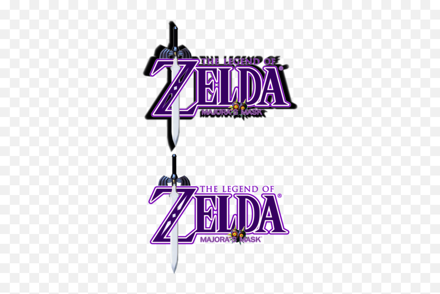 Majoras Mask Logo - Majora Mask Logo Png Emoji,Zelda Logo
