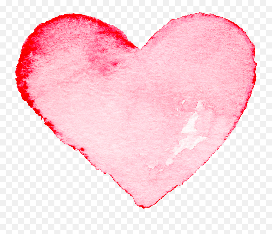 Download Watercolor Painting Heart - Watercolor Painting Watercolor Heart With Transparent Background Emoji,Pink Watercolor Png