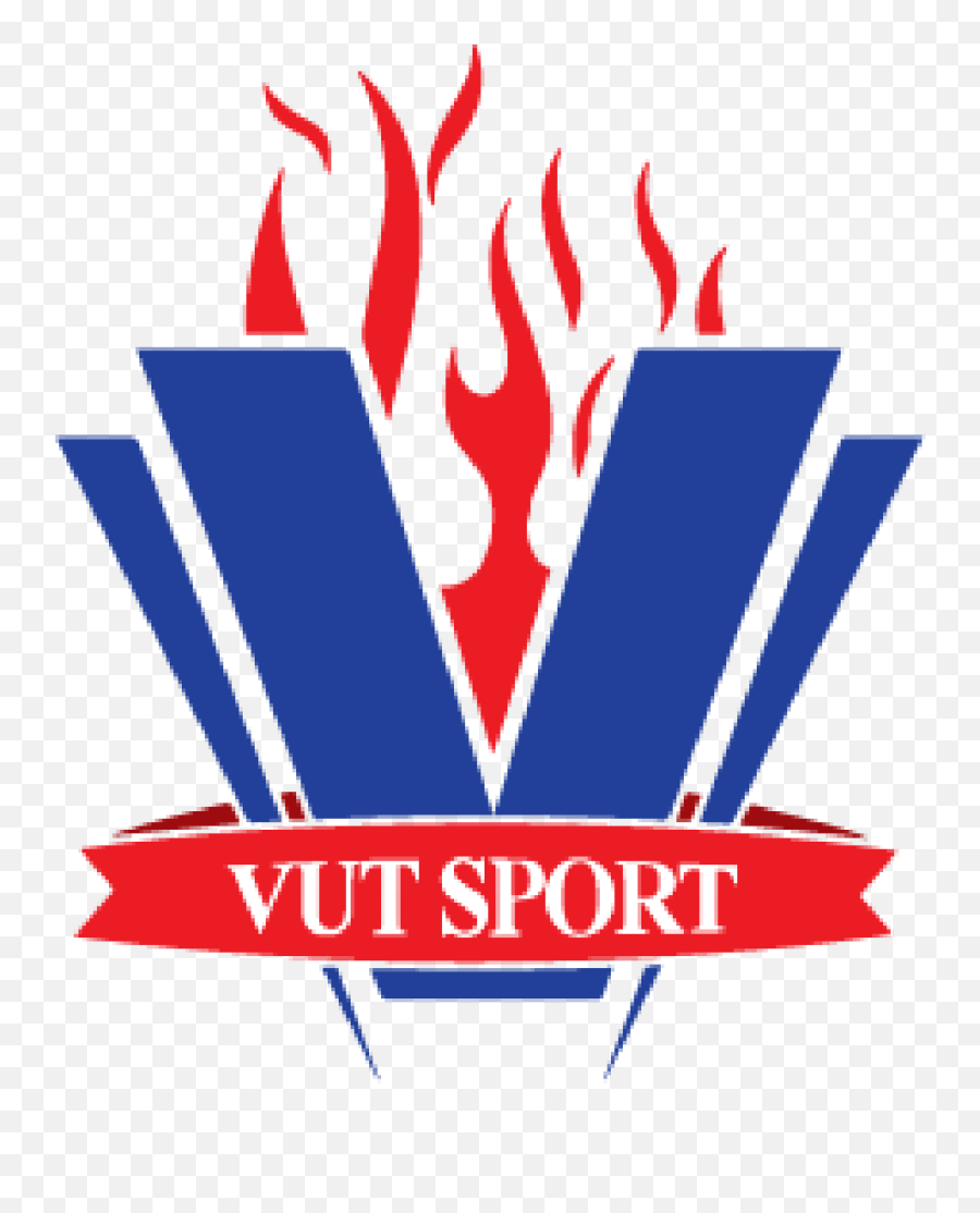 Vut Sport Club Affiliation - Simple Logo Design Volleyball Emoji,College Sport Logo