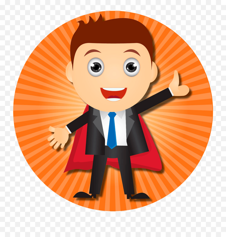 Businessman Superhero Clipart Free Download Transparent - Portable Network Graphics Emoji,Superhero Clipart