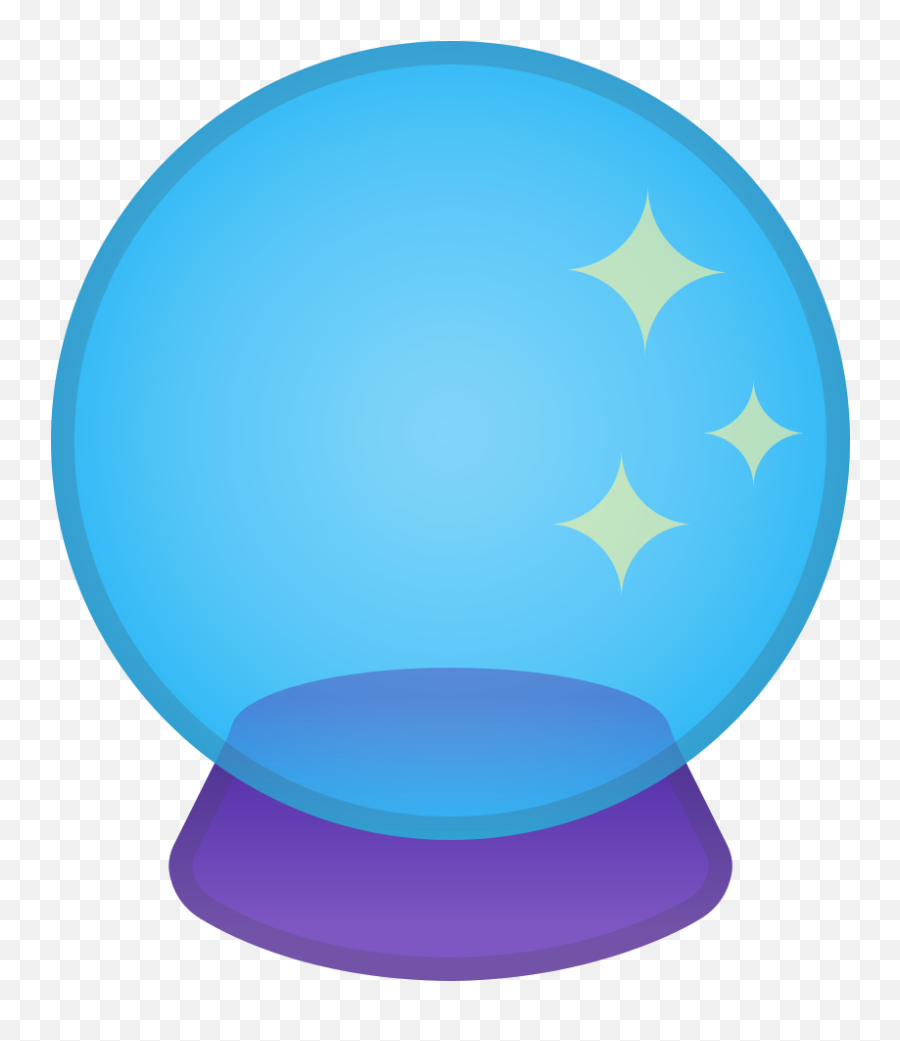 Download Crystal Ball Png - Transparent Background Crystal Ball Clipart Emoji,Crystal Transparent Background
