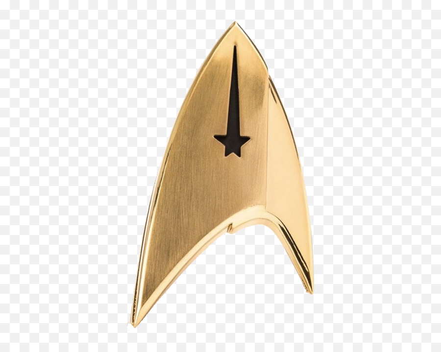 Star Trek Discovery Replica 11 Magnetic Starfleet Command Division Badge - New Star Trek Logo Png Emoji,Starfleet Logo