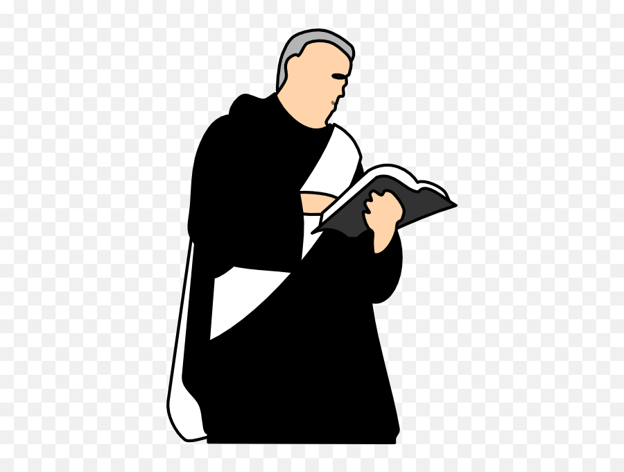 Priest Clip Art At Clker - Priest Png Clipart Emoji,Priest Clipart