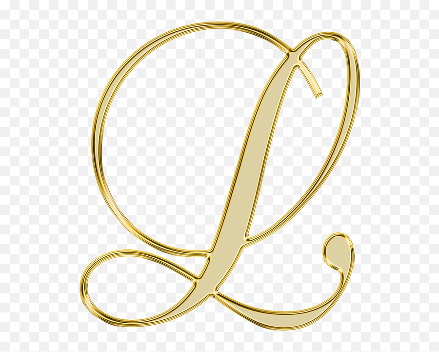 Letter L Free Png Image - Letra L Dourada Png Emoji,L Png