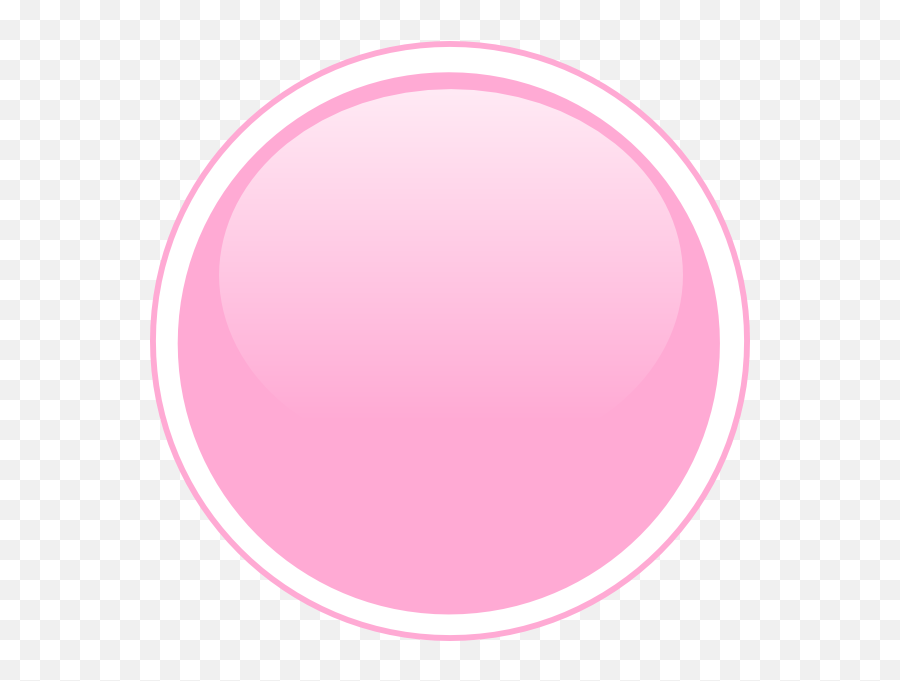 Glossy Pink Circle Button Clip Art At Clkercom - Vector Clip Art Circle Light Pink Emoji,Pink Circle Png