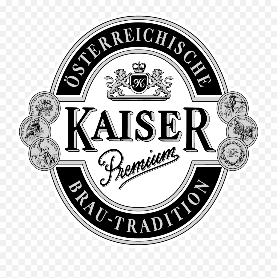 Kaiser Premium Logo Black And White - Kaiser Bier Emoji,Premium Logo