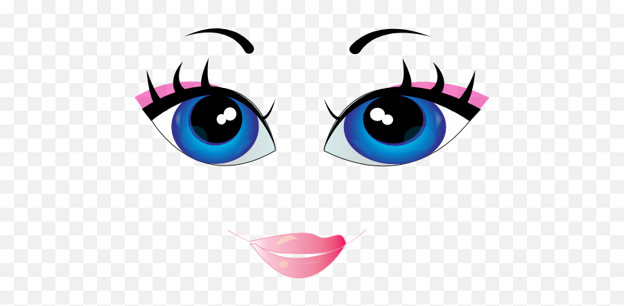 Pretty Eyes Clip Art - Girly Emoji,Pretty Clipart