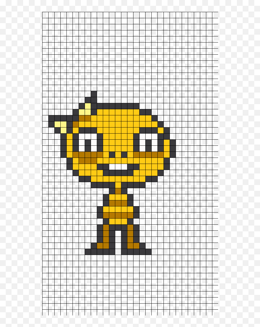 Monster Kid Undertale Perler Bead - Undertale Monster Kid Sprite Emoji,Undertale Logo Transparent