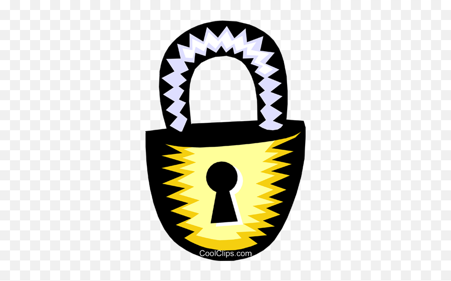 Key Lock Royalty Free Vector Clip Art Illustration - Busi1095 Vertical Emoji,Lock And Key Clipart